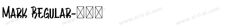 Mark Regular字体转换
